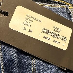 NWT mens PAIGE Federal Alvies Classic Blue Jeans